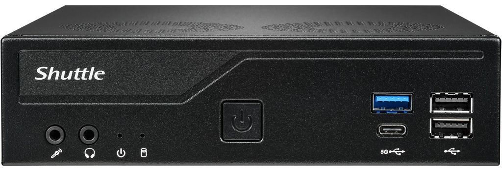 SHUTTLE Barebone XPC slim DH610V2 LGA1700 2xSODIMM 2xM.2 1xHDMI 2xDP