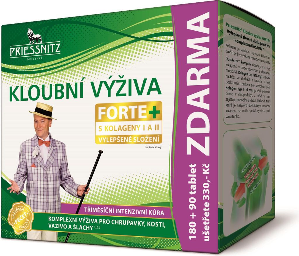 Priessnitz Gelenknahrung Forte Glucosamin Collagen 180 90 Tabletten