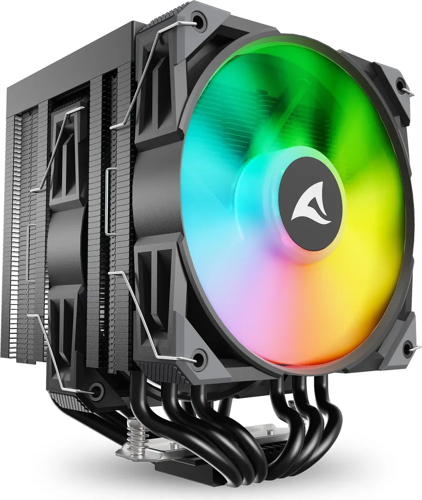 Dissipatore Sharkoon A60 RGB Black - Alta Efficienza 260W per Workstation