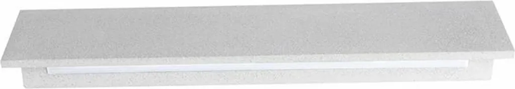 Luminaire LED 760LM blanc chaud 3000K en béton blanc IP65 longue durée