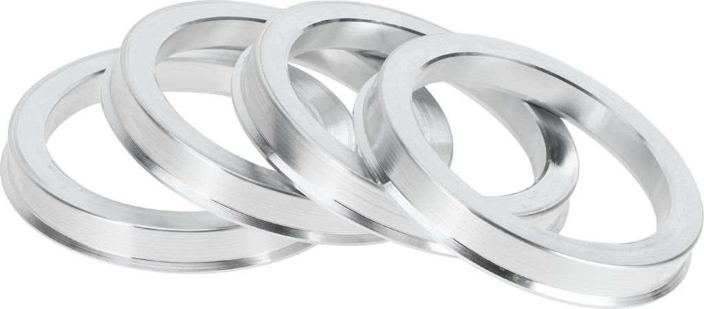 Hubzentrische Ringe, 58,1 mm ID auf 73,1 mm OD Fahrzeugradnabenringe aus Aluminiumlegierung, 4 Stück