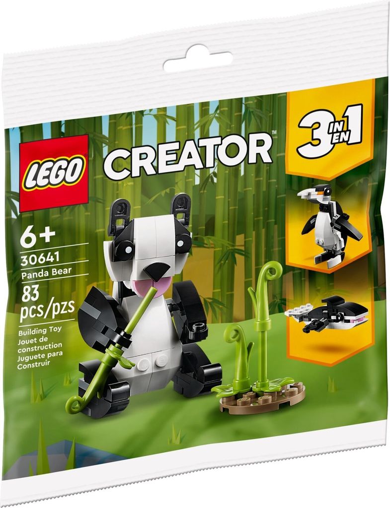 LEGO Creator 30641 3in1: Panda, Pinguin, Wal