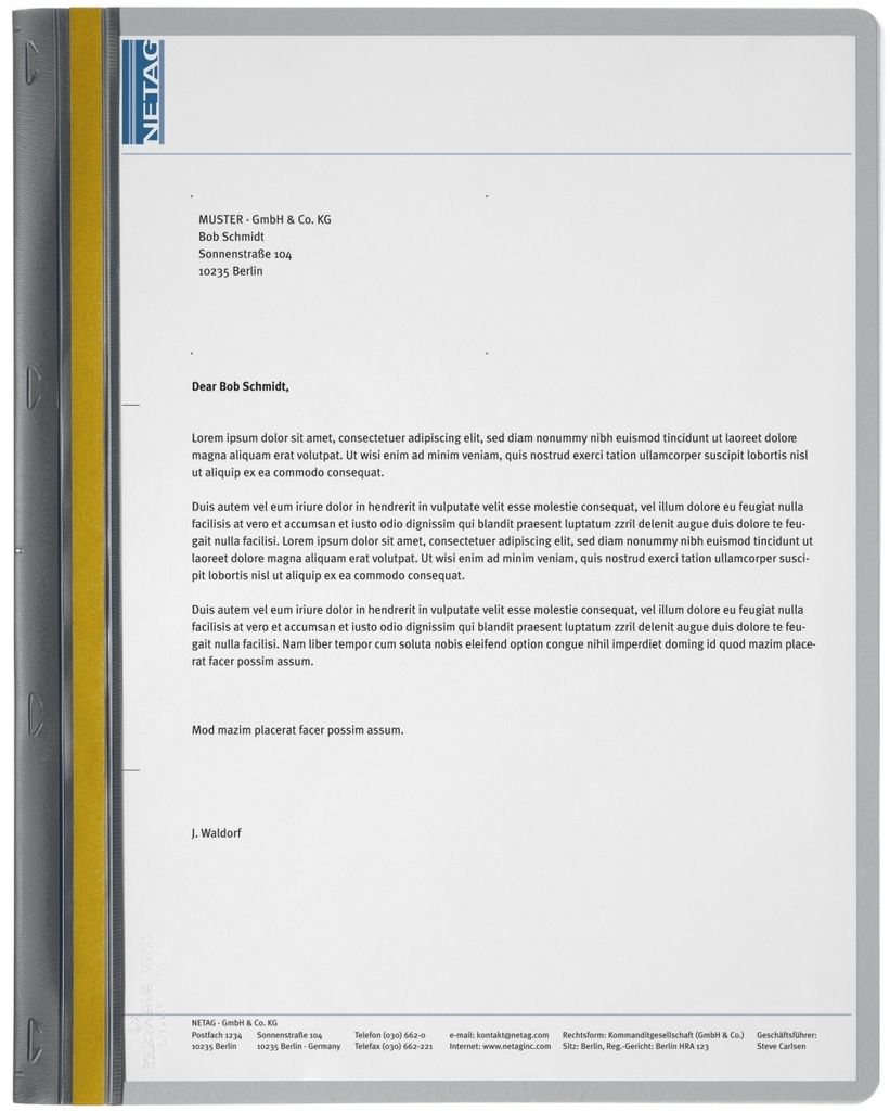 DURABLE Schnellbindesystem DURABIND® 30 A4 25 ST 225010 Produktbild 