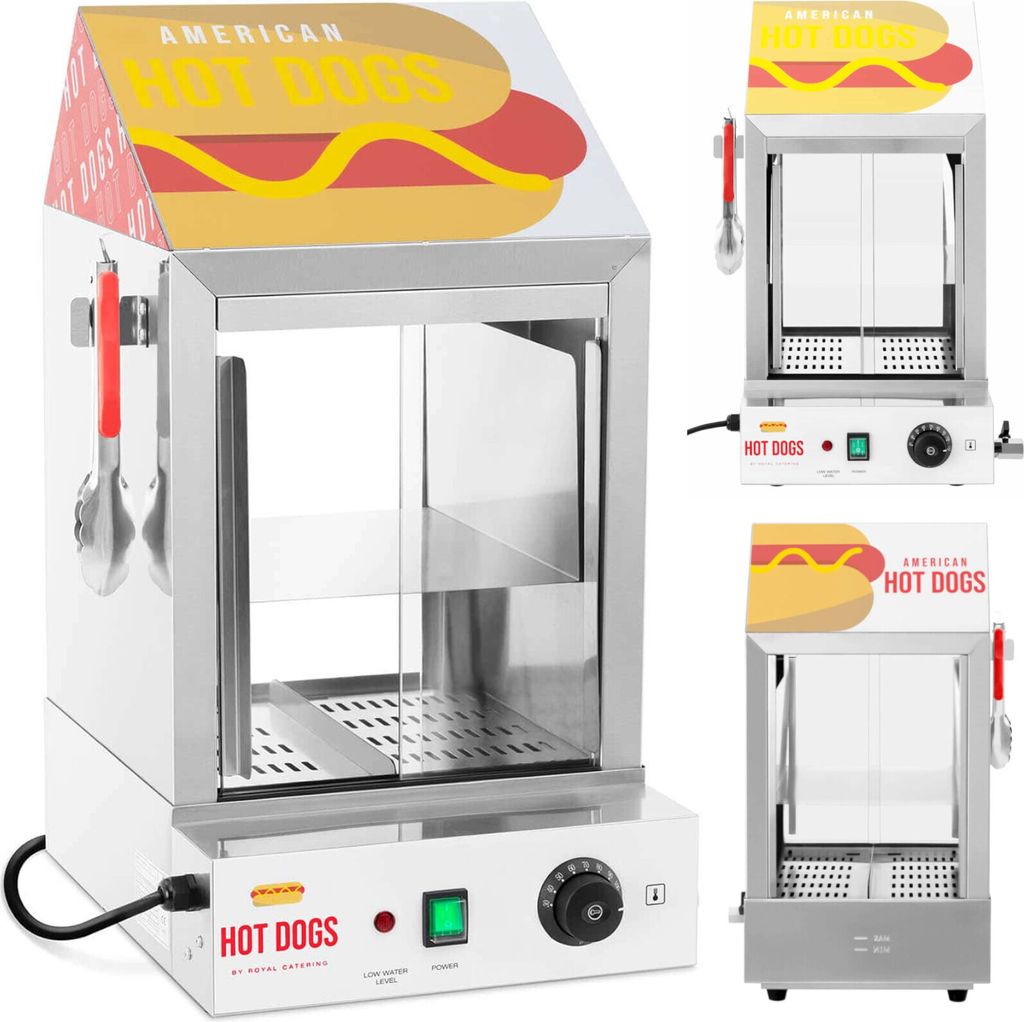 Royal Catering Hot Dog Steamer - 100 Würstchen - 25 Produktbild 5