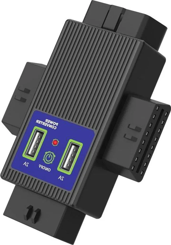 Adaptateur OBD2 16 broches répartiteur 1-3 avec ports USB de charge 5V