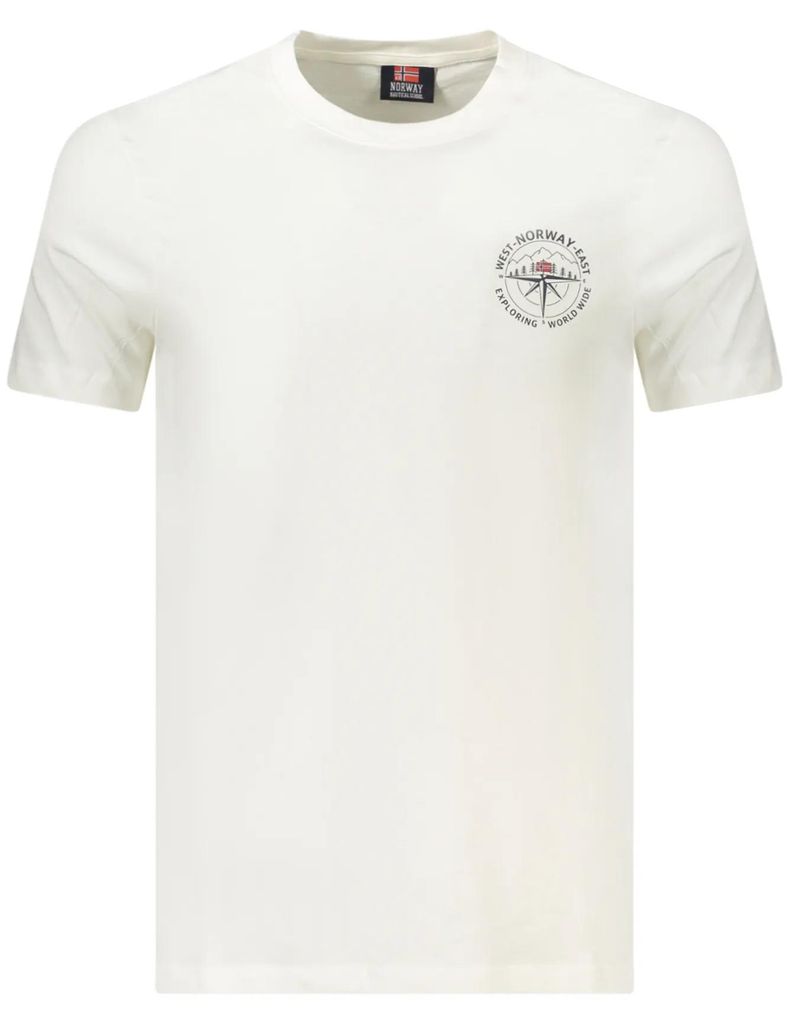 NORWAY 1963 Herren KURZARM-T-SHIRT Weiß 856034_BIWHITE : Größe - M Größe: M