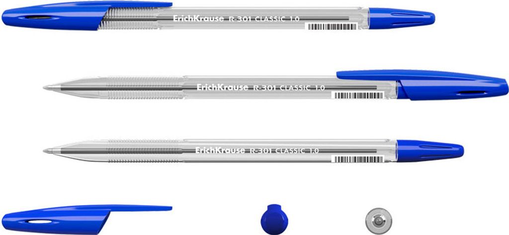 Kugelschreiber R-301 Classic 0,5mm 50er Pack Blau