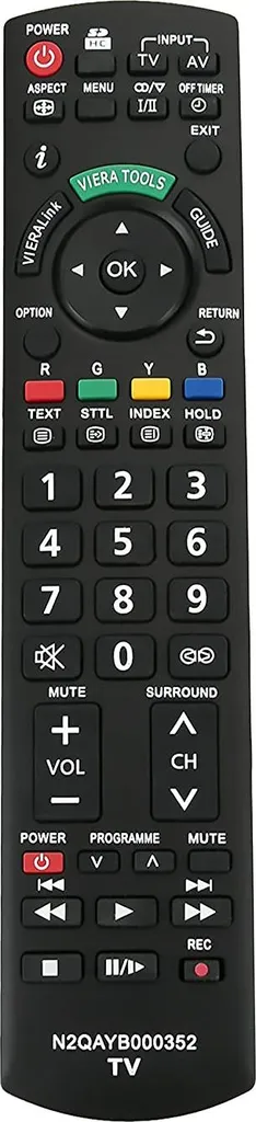 Télécommande N2QAYB000352 pour Panasonic : Boutons Précis et Durable