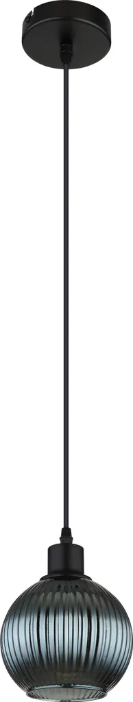 Lustre Suspension Noir Globo Zumba pour Cuisine et Salle à Manger E27 15cm