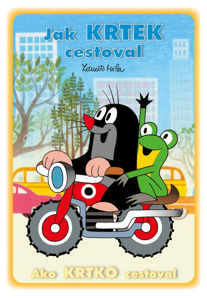 Cahier de coloriage A5 La petite taupe voyageuse pour activités enfant