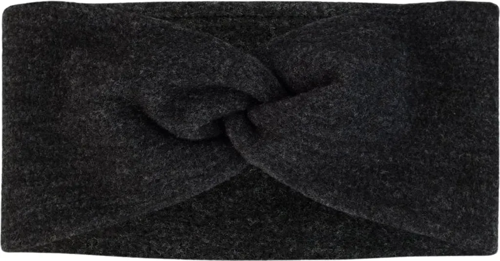 Buff Fascia Polare Merino Nera: Calore Naturale per Sci e Trekking
