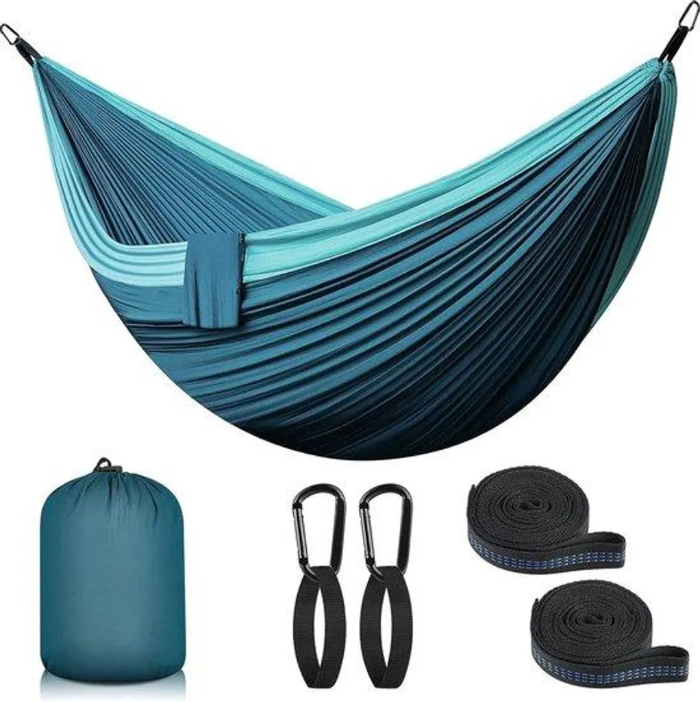 Hamac double 300 kg de charge - Nylon parachute respirant 300x200 cm