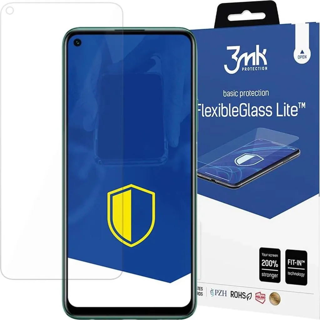 Vetro Ibrido 3mk FlexibleGlass Lite Huawei P40 Lite 5G 6H 0.16mm