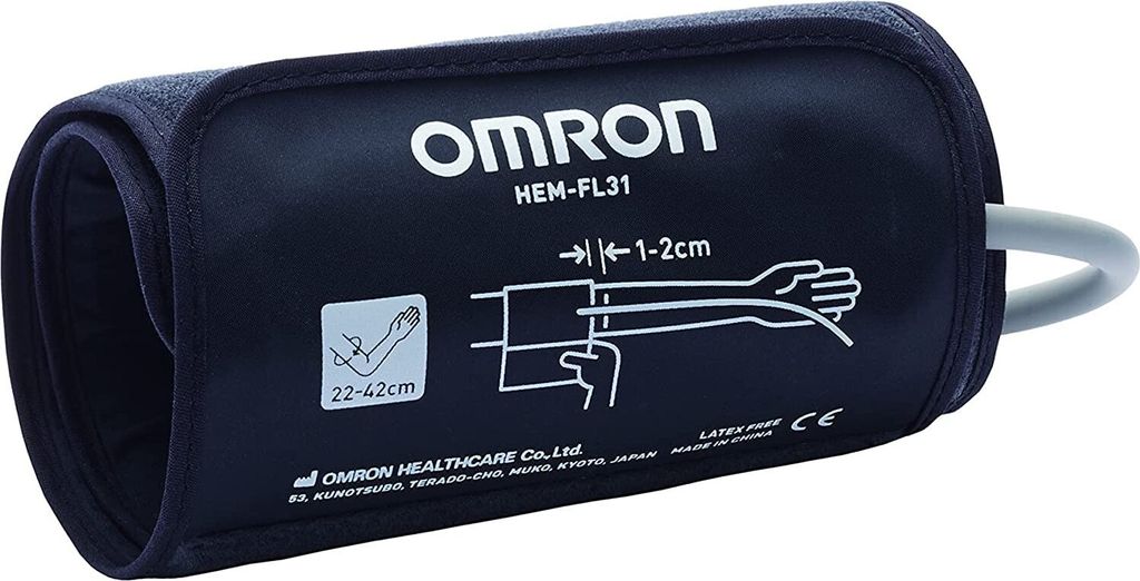 OMRON Intelli Wickelmanschette passend HEM-FL31-E Blutdruckmessgerät 22 42 cm Zubehör