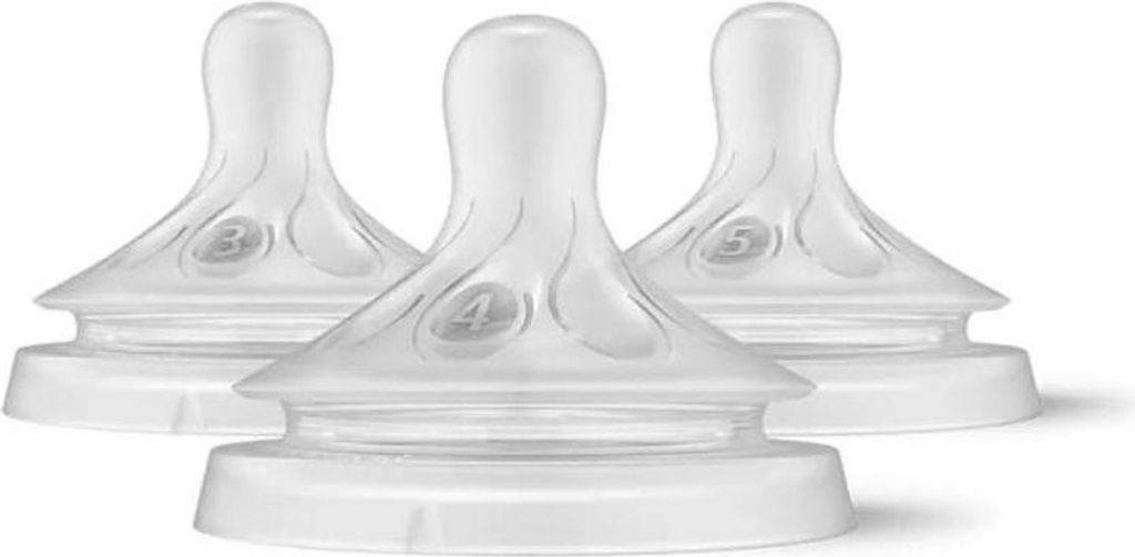 Philips AVENT Natural Response SCY960/03 Sauger, Kieferorthopädisch, Anti-Kolik-Ventil, 3 Stück(e)