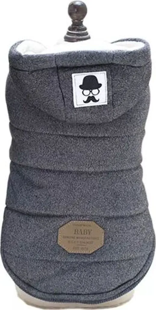 Cappotto Cane Baby Grey Taglia L Impermeabile e Antivento