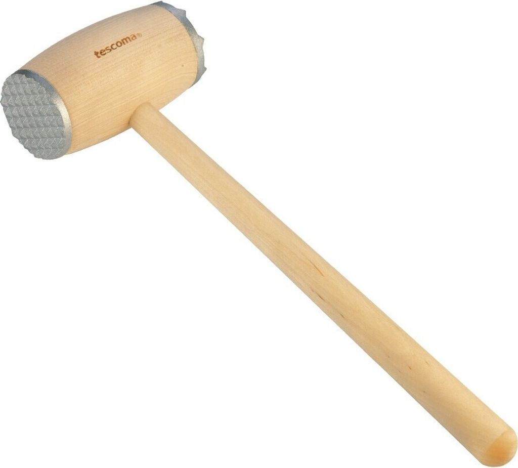 Tescoma Fleischklopfer mit Klopfflächen aus Metall WOODY, 32 cm