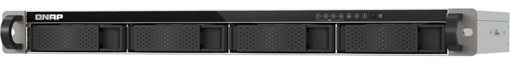QNAP TS-433eU NAS-Rack (1U) Cortex-A Cortex-A55 4 GB 0 TB QNAP Turbo System Schwarz