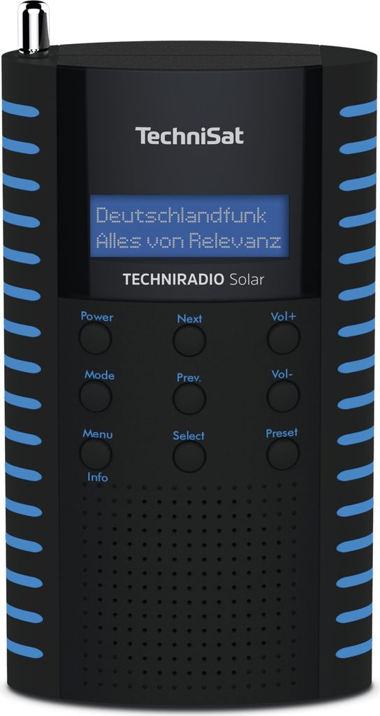 Technisat TechniRadio Solar schwarz/blau Produktbild 
