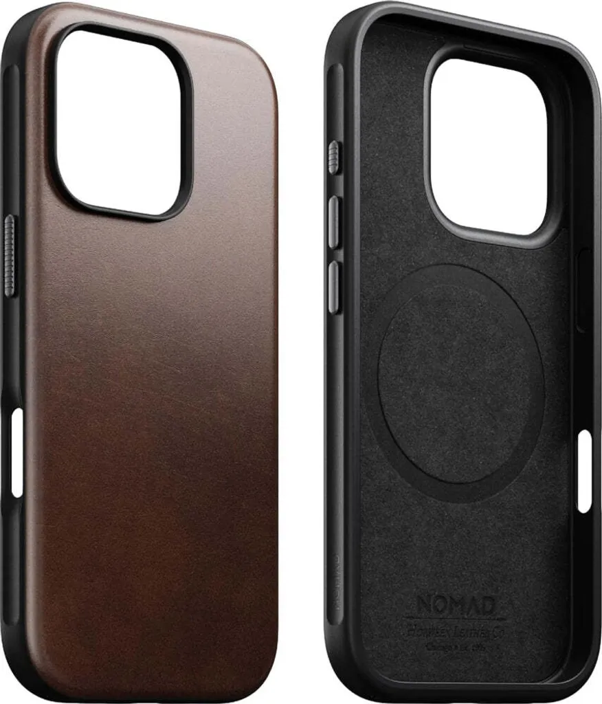 Coque de Luxe iPhone 16 Pro Max pour Usage Quotidien en Cuir Nomad - 14