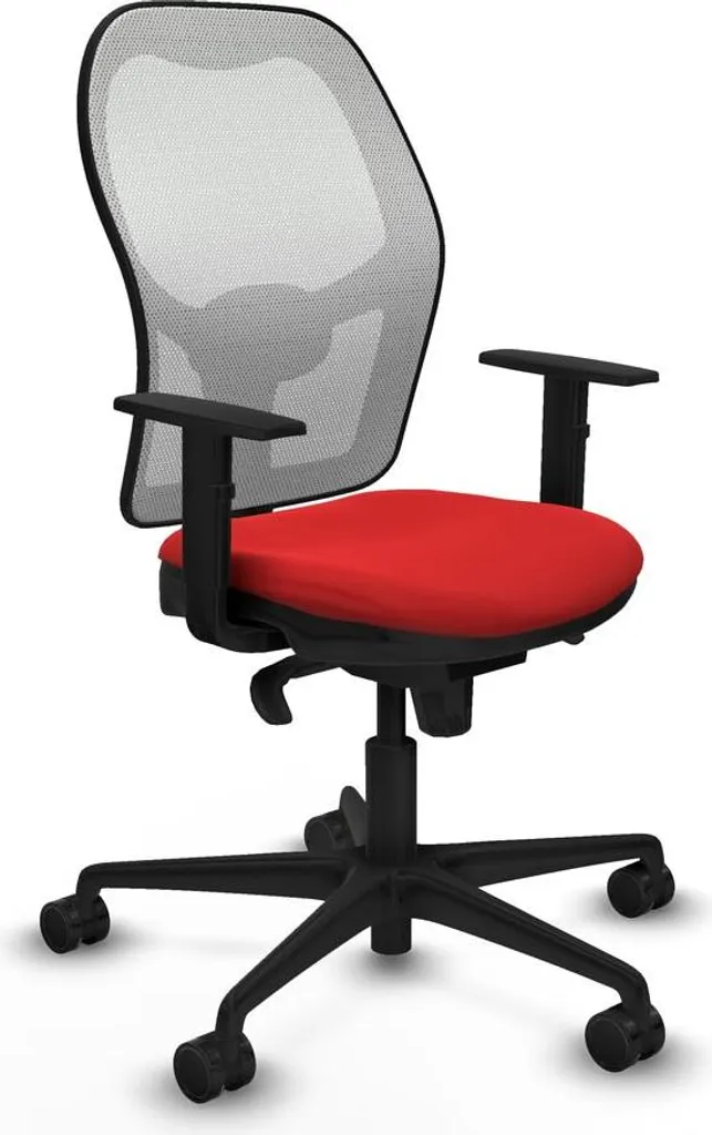 Chaise de bureau Piqueras y Crespo 1D036N0 rouge ergonomique pivotante