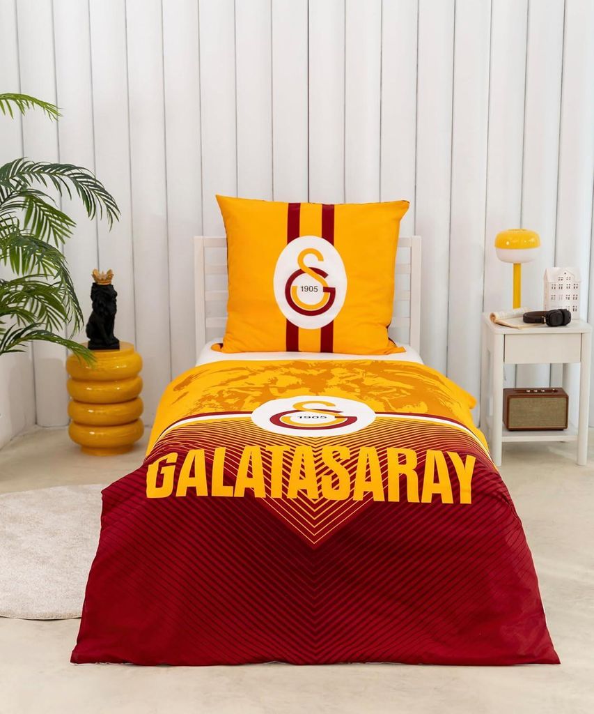 Galatasaray Bettwäsche-Set 2 teilig 135x200 + 80x80 cm, Produktbild 