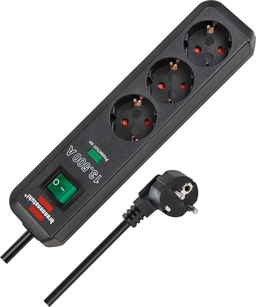Brennenstuhl ECO-LINE Steckdosenleiste 3-fach mit Produktbild 