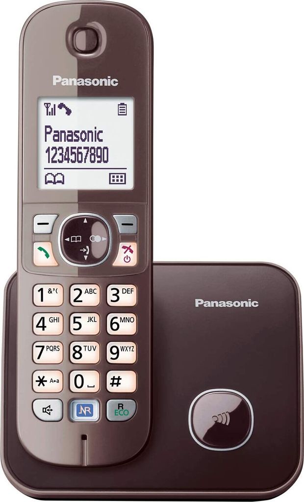 Telefono cordless Panasonic KX-TG6811GA marrone moka Immagine del prodotto 