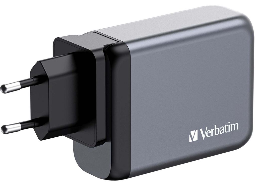 Caricabatterie Verbatim GaN 100W, 1x USB-A, 3x USB-C Immagine del prodotto 