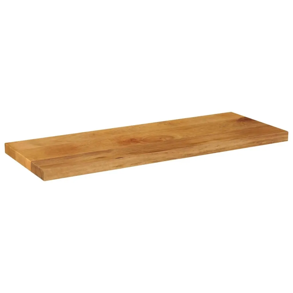 Piano per Tavolo Rettangolare SYFAX 80x30x3,8cm in Mango Naturale