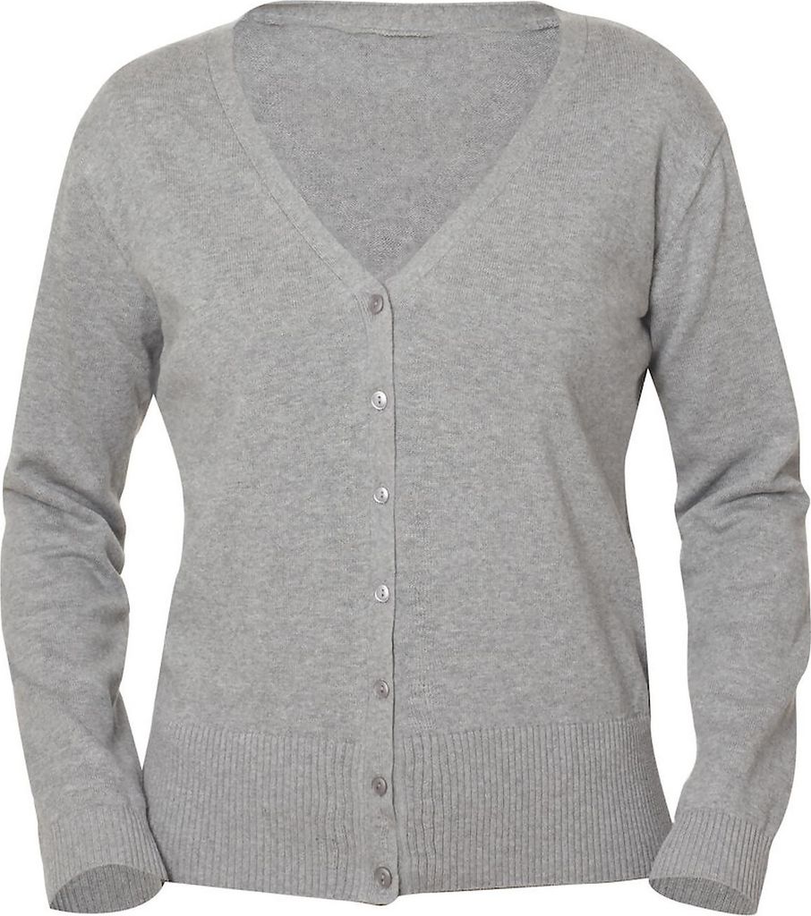 Damen Strickjacke Clique Allison, Silikon-behandelt, Ton-in-Ton Knopfleiste