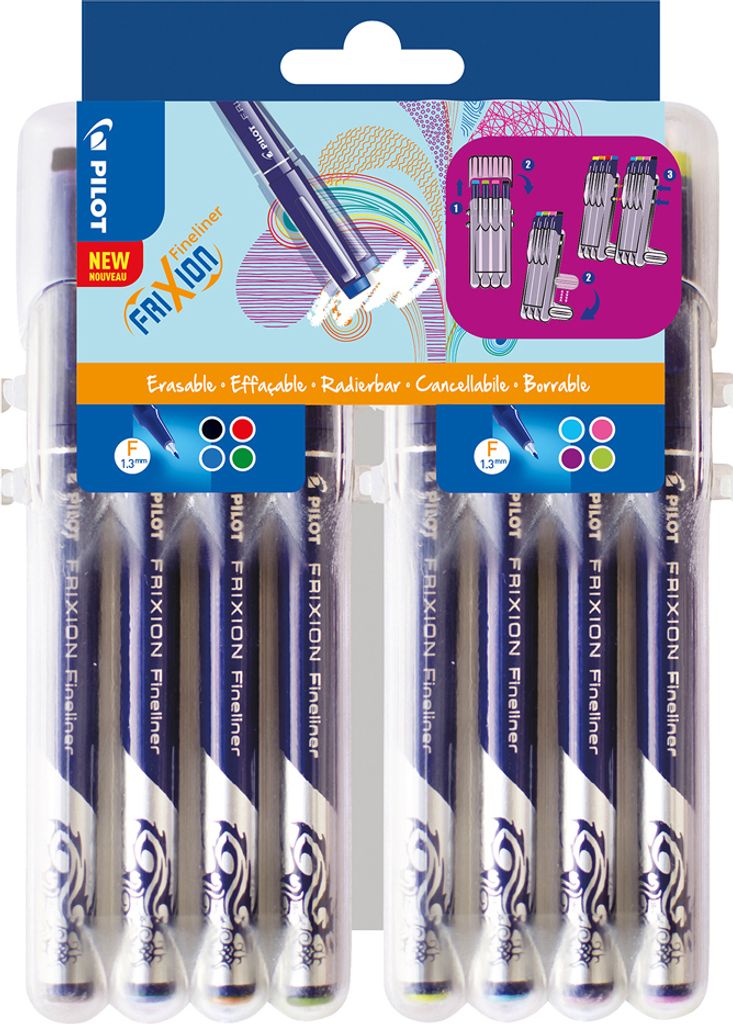 PILOT Fineliner FRIXION Evolutive Set 8er Etui Image du produit 