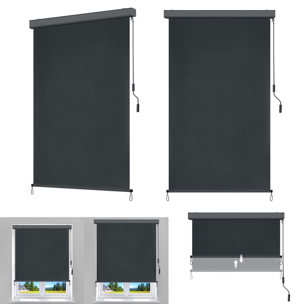 LZQ 250x160cm venkovní vertikální markýza Výsuvná Obrázek produktu 