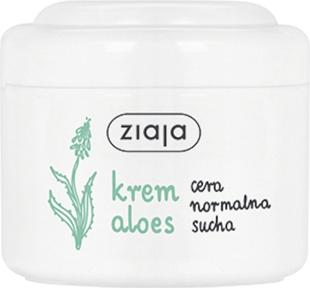 Ziaja Aloe Vera Feuchtigkeitscreme für trockene & normale Haut, 100 ml