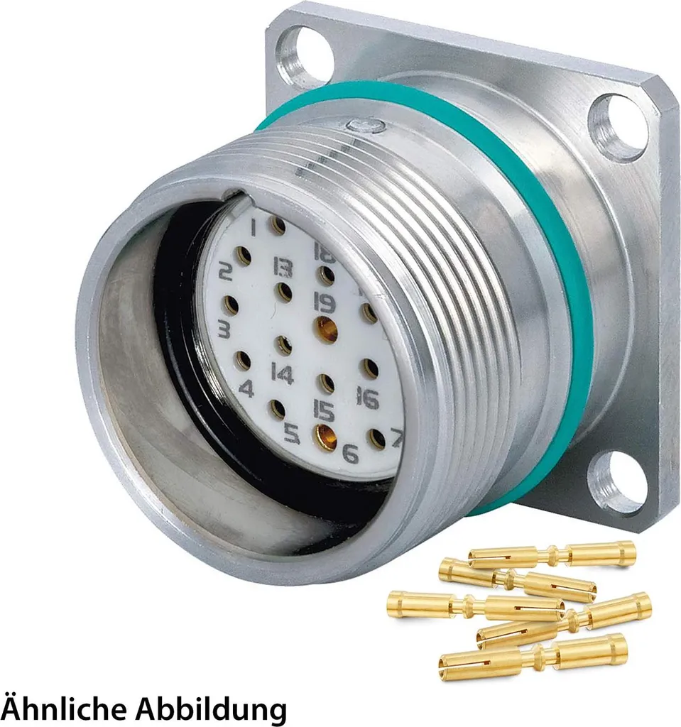 Set Connecteur M23 Inox 7 pôles Hummel - Sertissage Droit Étanche - Signal