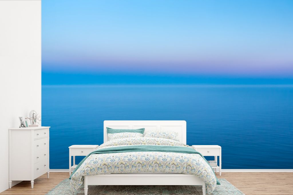 MuchoWow Fototapete für Wohnzimmer oder Schlafzimmer Wandtapete Vinyl Motivtapete Ostsee - Sonnenaufgang - Wasser - 600x400 cm - Vinyltapeten