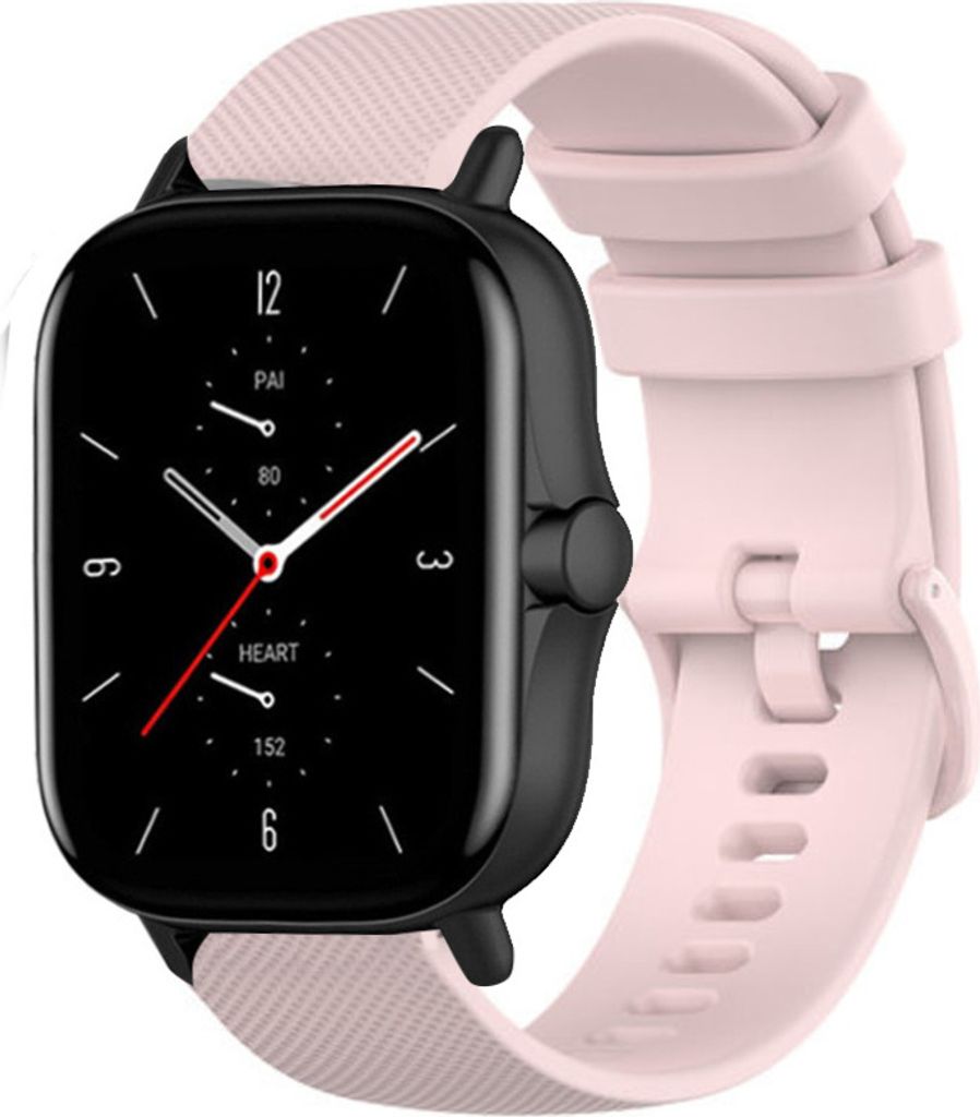 Strap-it Xiaomi Amazfit GTS 2 Luxus Silikonarmband (Rosa)