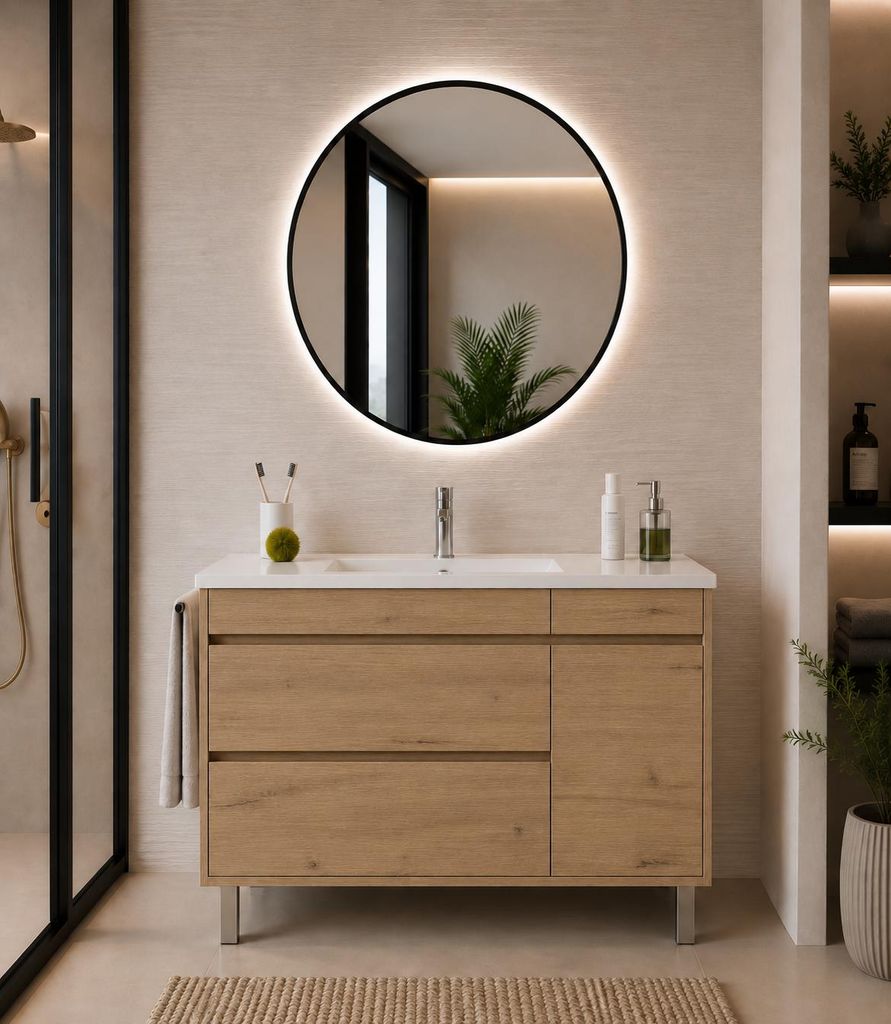 ORIGEN BATH CAPRERA Badmöbel mit Waschbecken 100x45 cm, Estepa