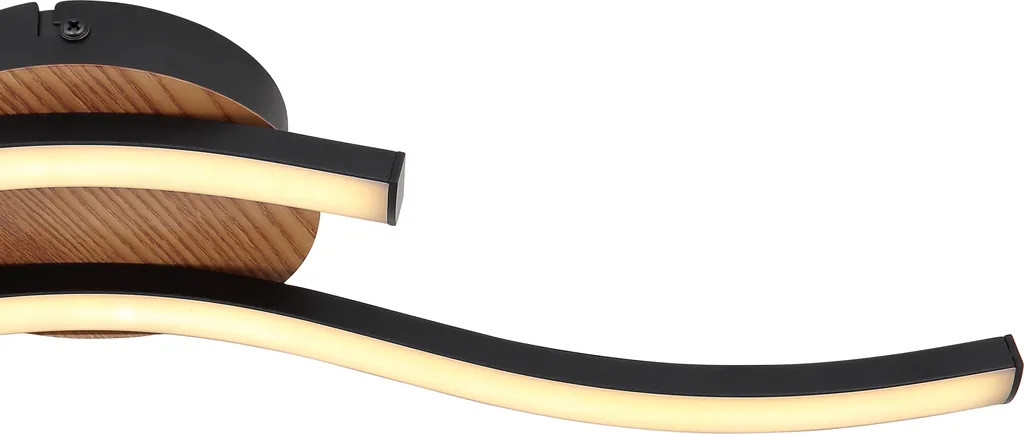 Globo Lighting|Lampada da soffitto in metallo nero, LED - 4