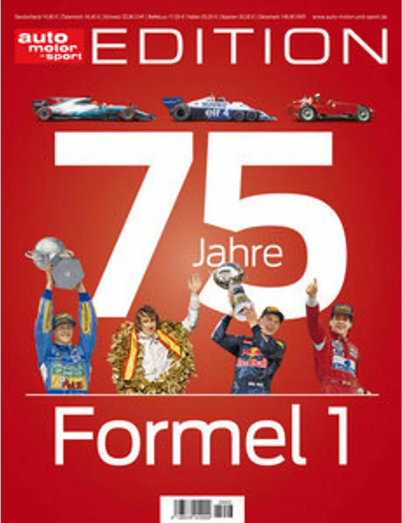ams Edition - 75 ans de Formule 1 : Livre Collector Anniversaire F1