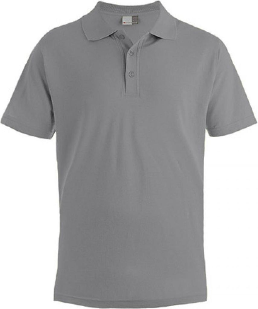 Superior Poloshirt Plus Size Herren, Grau, 4XL
