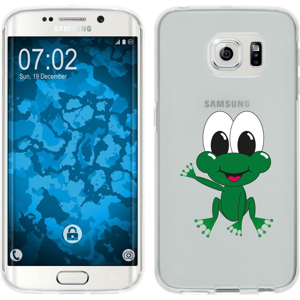 PhoneNatic Case kompatibel mit Samsung Galaxy S6 Edge Silikon-Hülle Cutiemals M2