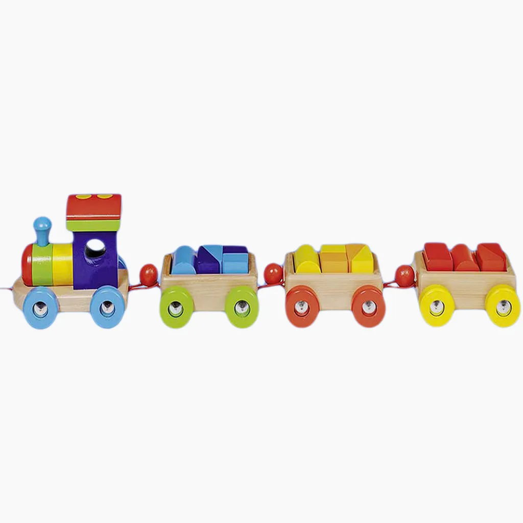 Petit Train Orlando Goki Basic en Bois Naturel et Durable pour les Petits - 10