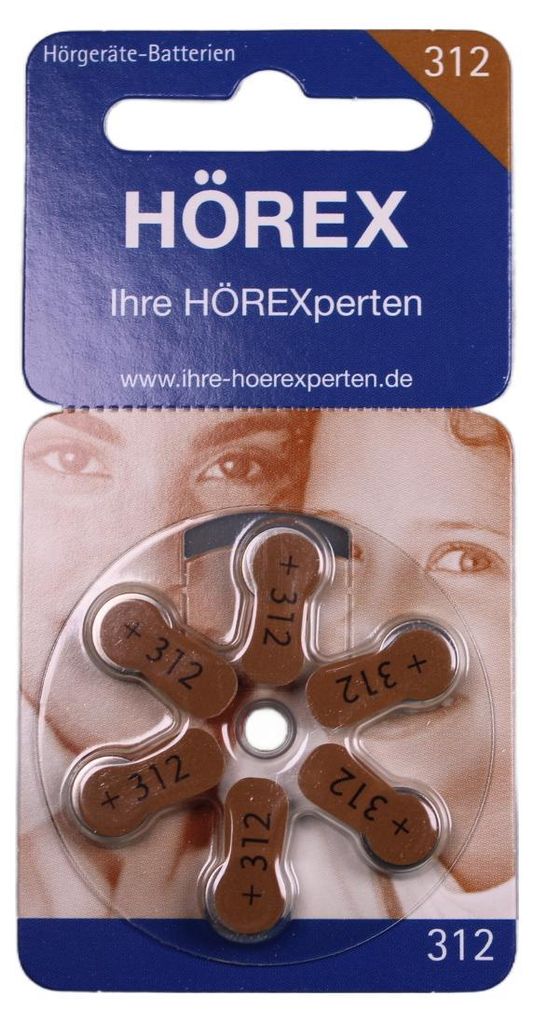 Hörex Classic Batterien 312er - 120 Batterien Obrázok produktu 