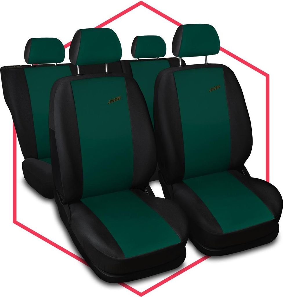 Autositzbezüge Universal Schonbezüge Sitzauflage PKW Auto für Mazda 6 Grün XR