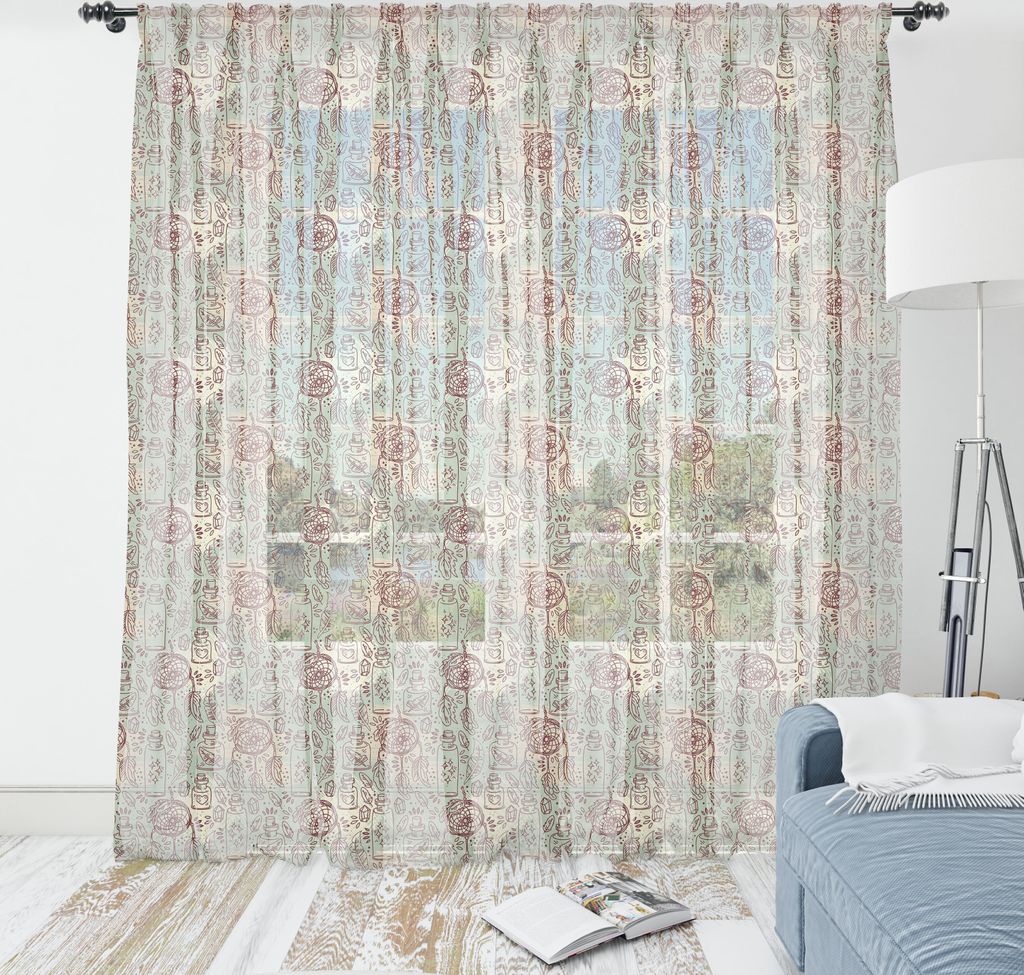 ABAKUHAUS Boho Wandteppich, Federn Crystals Flaschen Alchemy Design Stammes- Glaskolben Traumfänger, Wohnzimmer Schlafzimmer seidiges Satin Wandtu...