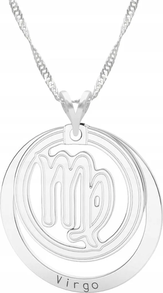 Amuleto Segno Vergine Collana Argento 925 - Energia Zodiacale