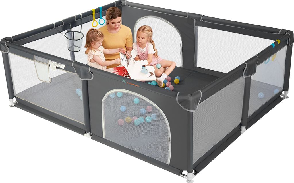 Laufstall Baby Großer Kinderlaufstall Baby faltbarer Produktbild 