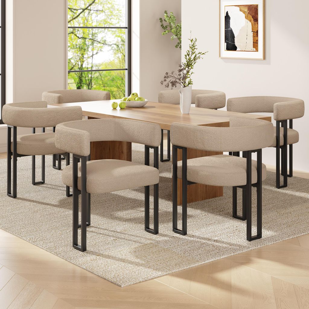 Flieks lot de 6 chaises de salle à manger, Chaise Chaise de Image du produit 