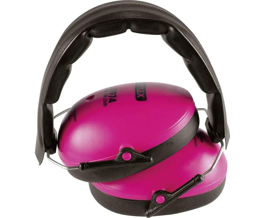 Protection auditive rose ajustable STYLEX 42301 avec isolation renforcée - 4
